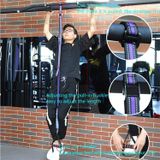  3 trong 1 Dây phụ trợ kéo lên Chất liệu PP độ bền cao Dây đàn hồi Dây căng, Lực kéo: 30LB (Đỏ) 