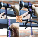  3 trong 1 Dây phụ trợ kéo lên Chất liệu PP độ bền cao Dây đàn hồi Dây căng, Lực kéo: 30LB (Đỏ) 