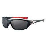  2 PCS Polarized Sunglasses Driving Shades Vintage Sun Glasses Goggle (C02) 