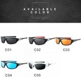  2 PCS Polarized Sunglasses Driving Shades Vintage Sun Glasses Goggle (C02) 