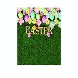  1,5m x 2,1m Easter Egg Back Tiệc sắp xếp Lễ hội Vải ảnh nền 