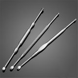  3 PCS Dụng cụ chăm sóc làm sạch tai bằng thép không gỉ, giao hàng ngẫu nhiên 