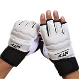  Nửa ngón tay Người lớn Đào tạo Sandbag Găng tay đấm bốc PU Leather Fitness Sparring Taekwondo Găng tay, Kích thước: XXL 