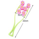  Bằng tay Roller Face Massager Dụng cụ làm đẹp khuôn mặt Dụng cụ đôi cằm (Màu xanh) 