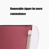  Gối Massage Cột Sống Cổ Thắt Lưng Đệm Massage Điện Đa Chức Năng, Loại phích cắm: Phích cắm Hoa Kỳ (Trắng đỏ) 