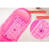  Nam châm Di động Gia dụng Nhựa Ống Cao Giày Bong bóng Bong bóng Xô, Kích thước: Chiều cao 16.5CM 42 Yards (Đỏ hồng) 