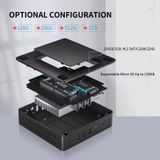  GMK KB3 System Windows 11 / Linux Mini PC, Intel Gemini Lake Resluls Bộ xử lý J4125 Quad Core lên tới 2,7GHz, 8GB + 256GB, hỗ trợ WiFi & Bluetooth, EU Plug 