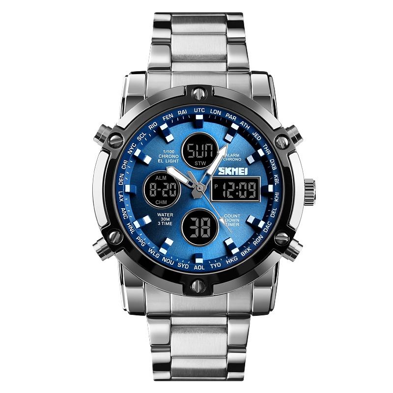 Reloj Joefox 2308G: Elegancia y Funcionalidad en tu Muñeca - 2308G RELOJ JOEFOX ANA-DIG METALICO