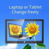  Jumper Ezpad Pro 8 Tablet PC, 11,6 inch, 12GB+128GB, Windows 11 Intel Celeron N3350 hoặc Atom E3950 Giao hàng CPU ngẫu nhiên, Hỗ trợ Thẻ TF & Bluetooth & Dual WiFi & Micro HDMI, không bao gồm bàn phím (Black+Grey) 