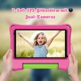  Máy tính bảng Vasoun M7 Kids, 7,0 inch, 2GB+32GB, Android 11 Allwinner A100 Quad Core CPU, hỗ trợ 2.4G WiFi / Bluetooth, phiên bản toàn cầu với Google Play, US Plug (Pink) 