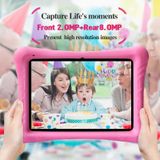  Qunyico Y10 Kids Tablet PC, 10,1 inch, 2GB+32GB, Android 10 Allwinner A100 Quad Core CPU, hỗ trợ 2.4G WiFi / Bluetooth, phiên bản toàn cầu với Google Play, US Plug (Pink) 