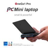  Máy tính xách tay mini OneGx1 Pro PC, 7.0 inch, 16GB + 512GB, Mạng 5G, Windows 10, Intel Core i7-1160G7 1,2-2,1 GHz, Urbo 4,4 GHz, Pin 12000mAh, Hỗ trợ WiFi & BT, với Gamepad (Đen) 