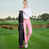  PGM Golf Công suất lớn Túi nylon + PU có giá đỡ cho nam và nữ (Đen đỏ) 
