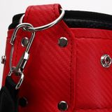  PGM Golf Công suất lớn Túi nylon + PU có giá đỡ cho nam và nữ (Đen đỏ) 