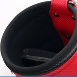  PGM Golf Công suất lớn Túi nylon + PU có giá đỡ cho nam và nữ (Đen đỏ) 
