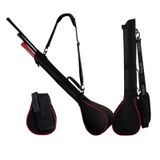  Túi bóng nylon di động có thể gập lại của PGM Golf (Đen đỏ) 
