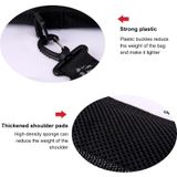  Túi bóng nylon di động có thể gập lại của PGM Golf (Đen đỏ) 