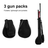  Túi bóng nylon di động có thể gập lại của PGM Golf (Đen đỏ) 