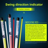  PGM 2 PCS Golf Alignment Sticks Que thực hành hỗ trợ đào tạo bằng sợi thủy tinh để hướng bóng chính xác (Màu: Đỏ Kích thước: Không có gói) 