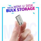  MicroDrive 64GB USB 2.0 Mini Đĩa kim loại bán nguyệt hình chữ U 