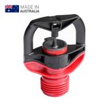 Béc tưới phun mưa Rotor Rain Plus - Đỏ (có đầu lệch hướng)