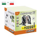 Bộ cuộn ống tưới cây 15 mét Aquapony Kit Claber 8884 - Ý