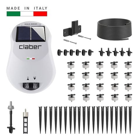 Bộ tưới nhỏ giọt cho ban công không nguồn nước Aqua Magic 8063 - Hàng Ý