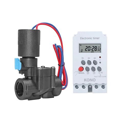 Bộ hẹn giờ tưới cây dùng Van điện từ 220V