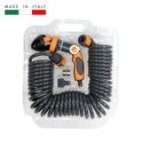 Bộ vòi tưới cây dây xoắn 10 mét GF7233 - Ý