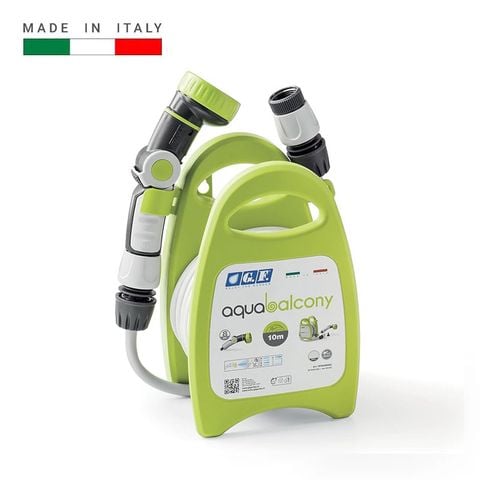 Bộ cuộn ống tưới cây 10 mét Aqua Balcony GF5852 - Ý