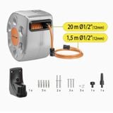 Cuộn ống tưới cây thu dây tự động 10-20-30 mét Claber 8696 - Ý