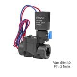 Bộ tưới cây WiFi dùng Van điện từ 220V Hẹn giờ và Điều khiển từ xa