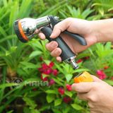 Vòi tưới cầm tay Inox 8 chế độ phun Claber 9622 - Ý