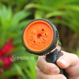 Vòi tưới cầm tay Inox 8 chế độ phun Claber 9622 - Ý