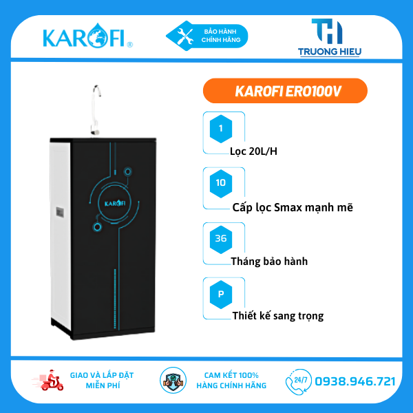 Máy Lọc Nước RO Karofi ERO100V