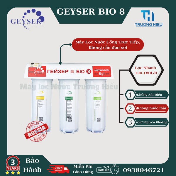 Máy Lọc Nước Nano Geyser BIO 8
