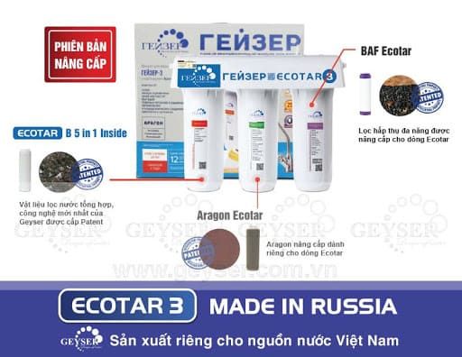 Máy lọc nước Nano Geyser Ecotar 3