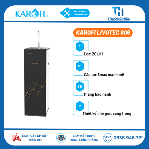 Máy Lọc Nước Karofi Livotec 606