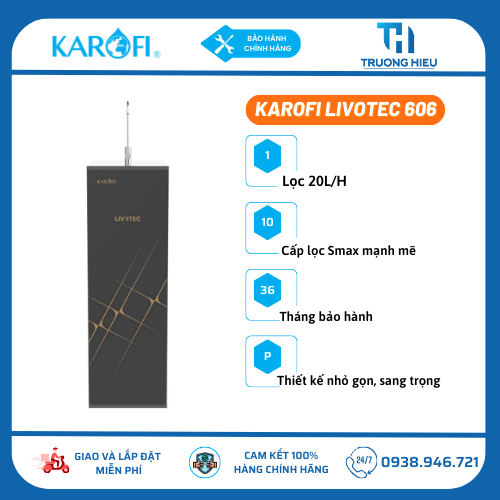 Máy Lọc Nước Karofi Livotec 606