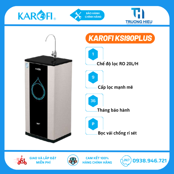 Máy lọc nước Karofi KSI90 PLus