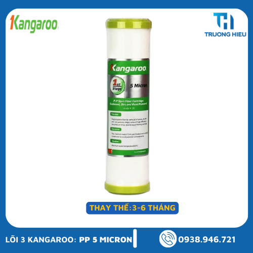 Lõi Lọc số 1 Kangaroo: PP 5 MICRON