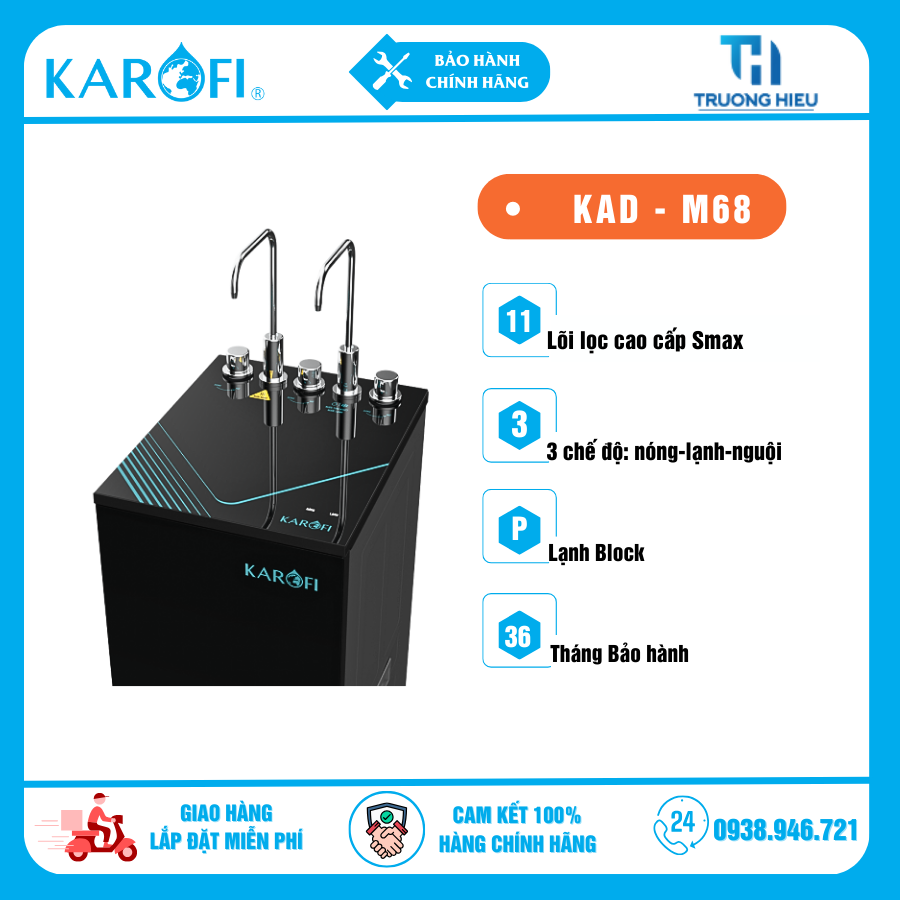 Máy Lọc Nước Nóng Lạnh KAROFI KAD-M68