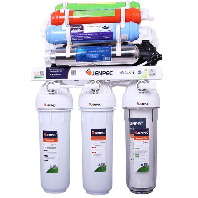 Máy lọc nước Jenpec MIX-8000 UV diệt khuẩn Không vỏ