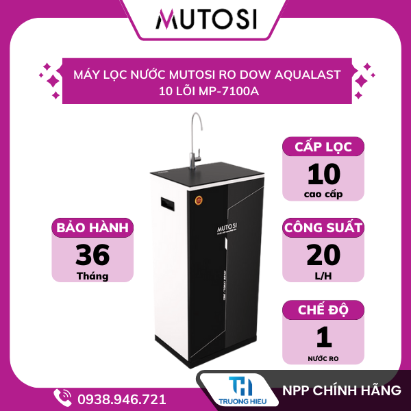 Máy lọc nước Mutosi RO DOW Aqualast 10 lõi MP-7100A