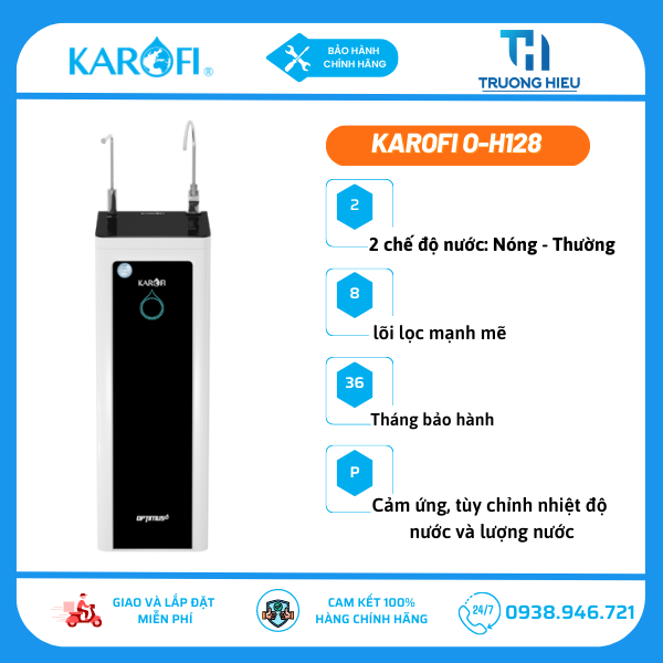 Máy lọc nước Karofi O-H128 ( Nóng - Nguội)