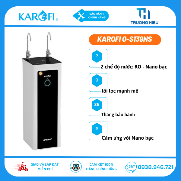 Máy Lọc Nước Karofi OS-139NS