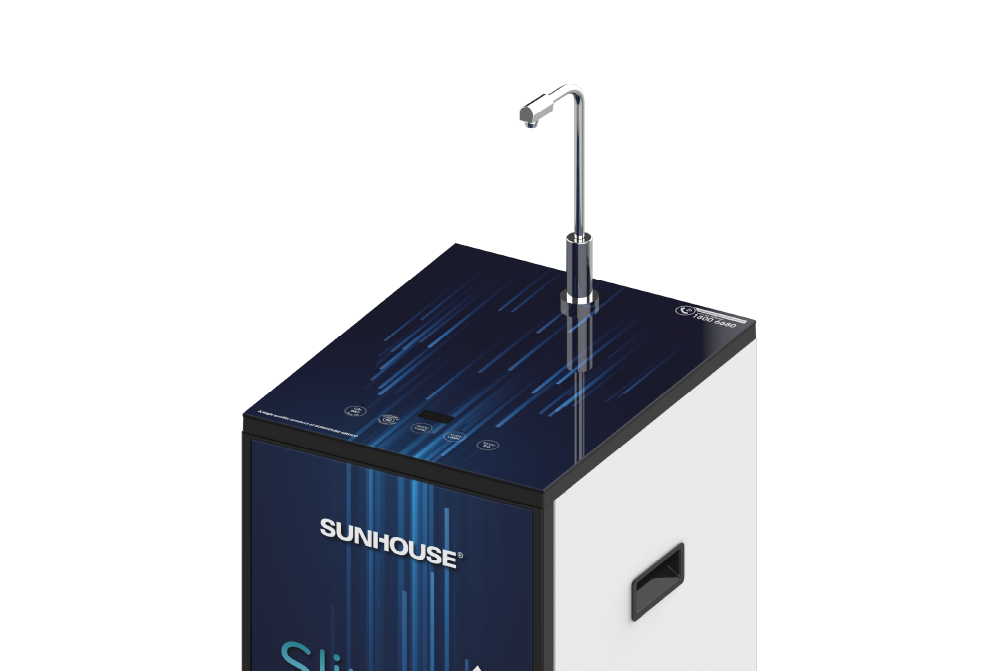 Máy lọc nước R.O nóng lạnh Sunhouse SlimBio SHA76214CK-S