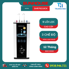 Máy lọc nước R.O nóng lạnh 10 lõi SUNHOUSE SHR76210CK