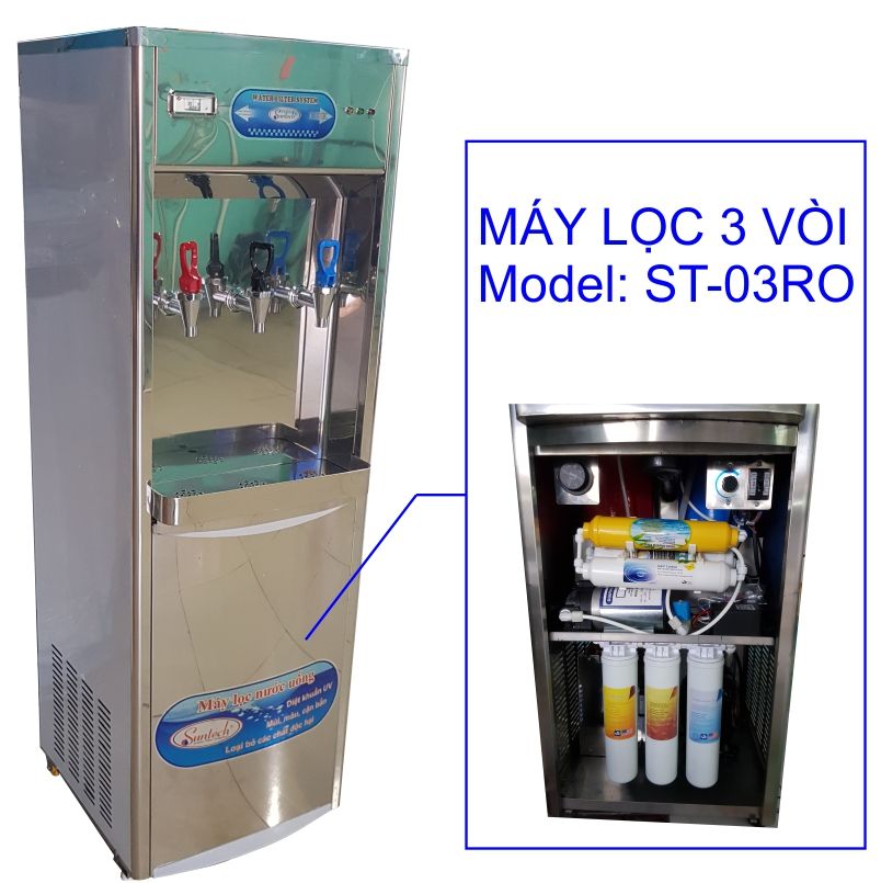 Máy lọc nước nóng lạnh Suntech ST-03RO