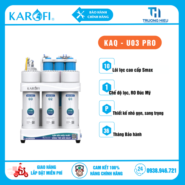 Máy Lọc Nước RO Để Gầm KAROFI KAQ-U03 PRO